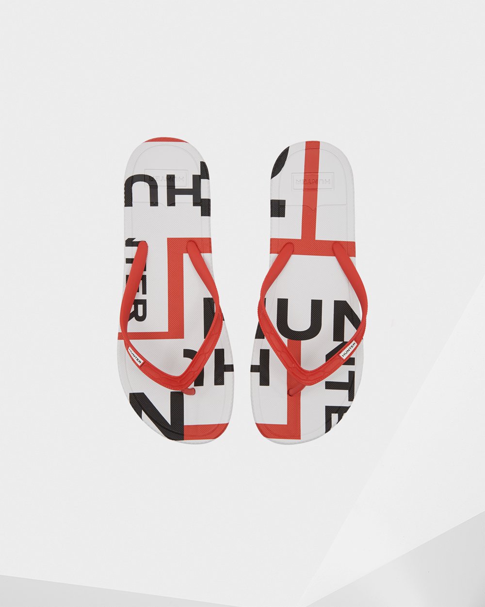 Men Hunter Original Exploded Logo | Flip Flops Red | NZ-51940-PMSJ